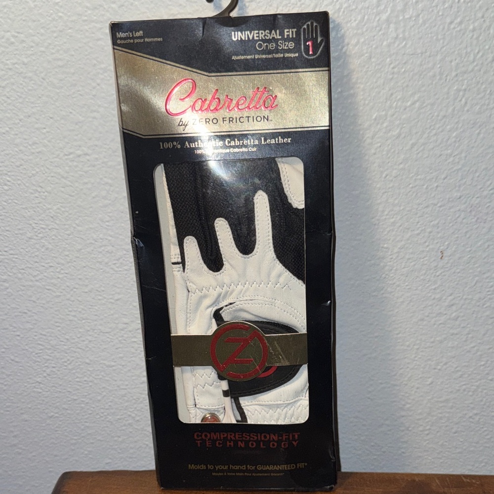 Zero Friction Cabretta Elite Universal Fit Leather Golf Glove Men's Left Hand